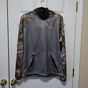 Realtree Mens Performance Fleece Hoodie w/ Gaiter